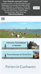Mobile Screenshot of cux-ferien.de